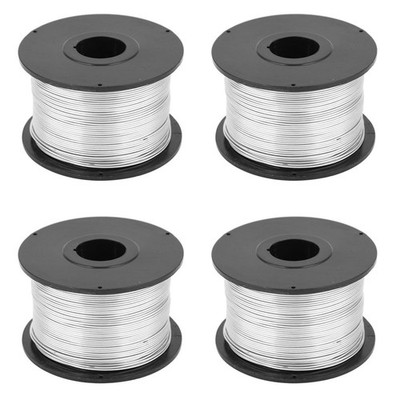 4Pcs Re bar Tie Wire, Steel Wire 110m 0.8mm Diameter Coil Tool Multi Purpose ...