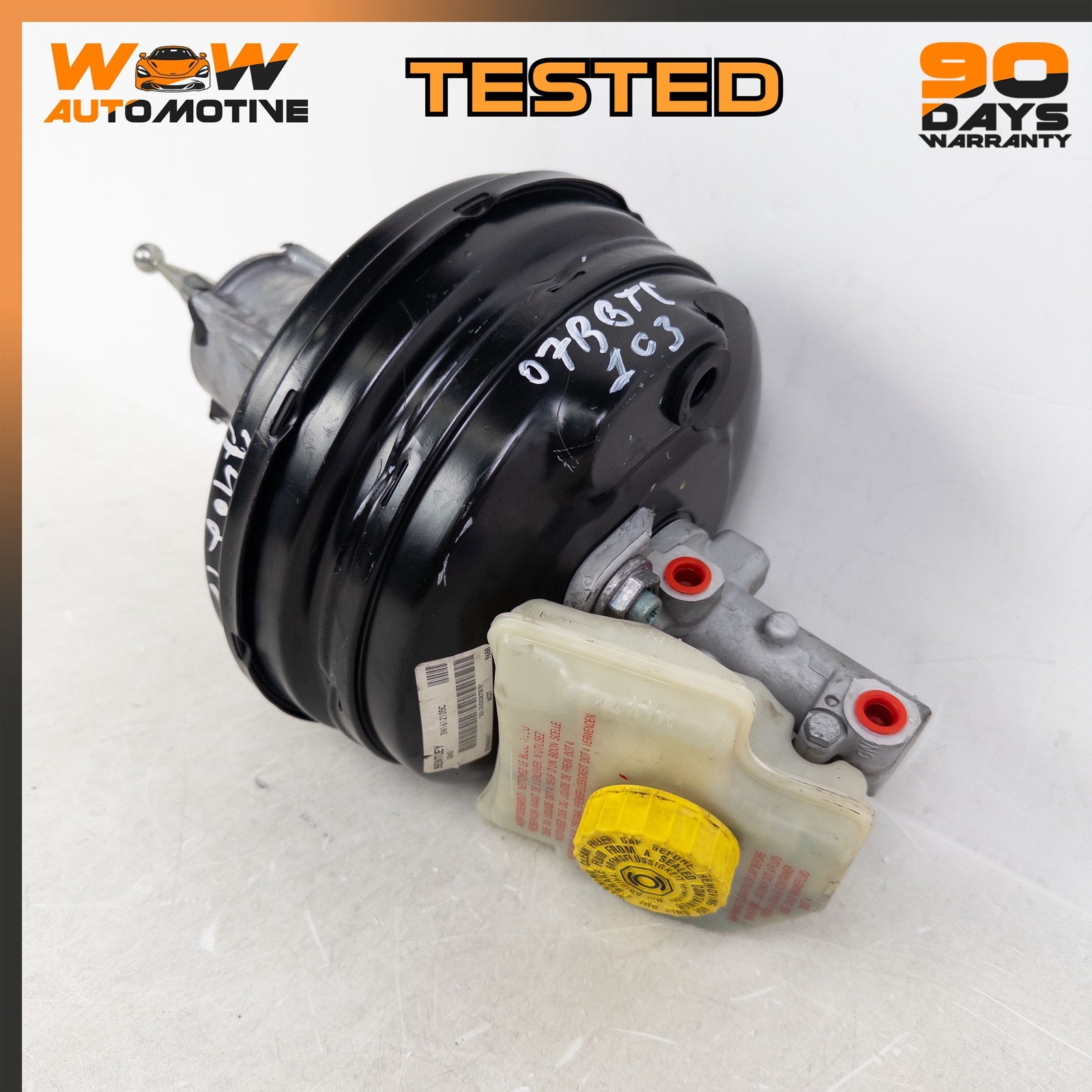 04-13 BENTLEY CONTINENTAL GTC FLYING SPUR BRAKE BOOSTER MASTER CYLINDER OEM