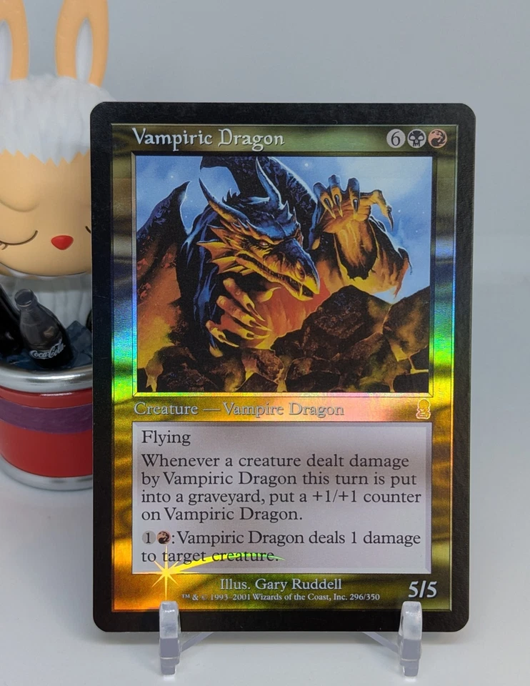 Vampiric Dragon ✨ Foil NM - LP ✨ Odyssey ✨ Magic The Gathering 🐉 MTG #296 🐉 - Image 2 of 3