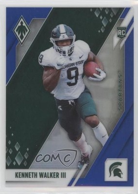 2022 Chronicles Draft Picks Phoenix Blue 93/99 Kenneth Walker III Rookie RC 0s23