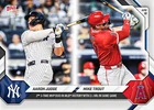 New ListingAaron Judge Mike Trout - MVPs Hit 2 HRs - 2026 MLB Topps NOW Card 80 - PRESALE