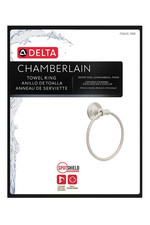 Delta Chamberlain Bathroom Towel Ring SpotShield Brushed Nickel   New