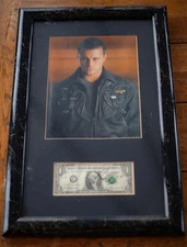 Vintage - 'Matt Le Blanc' Joey From Friends - Signed One Dollar Bill - Rare