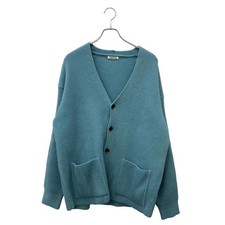 Auralee Long Sleeve Cardigan Wool Rib Knit Big 22aw A22AC01RK Men's Size 3 s 