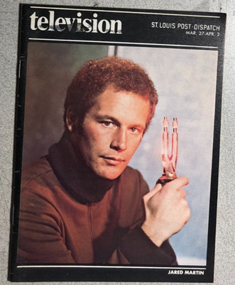 TV MAGAZINE St Louis (MO) Post-Dispatch March 27 1977 Jared Martin cover