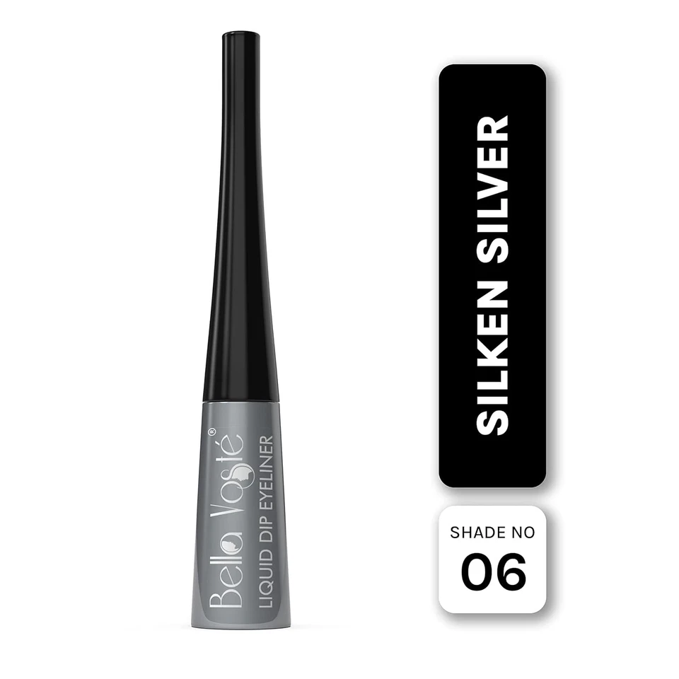 Bella Voste Eyeliner Liquido Argento Setoso 06 Colore 4ml - Immagine 4 di 4