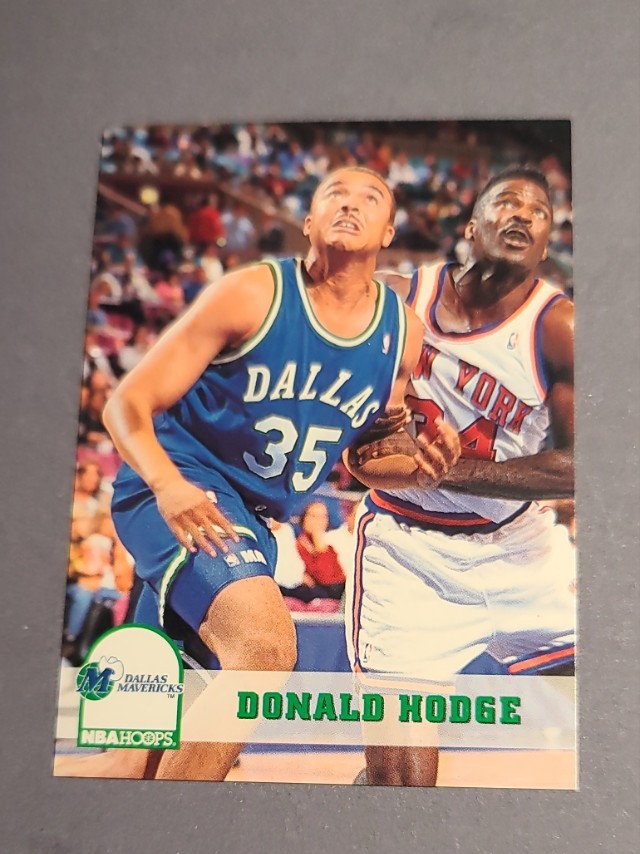 1993 94 Hoops Donald Hodge Dallas Mavericks #46