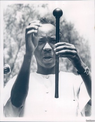 1966 Zanzibar Julius Nyerere President Celebration Historic Vintage Photo 7x9