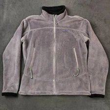 Vintage Patagonia R4 Regulator Jacket Women Large Purple Full Zip USA Made 36110