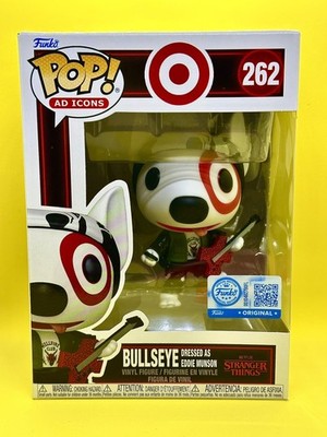 Funko Pop! Bullseye Dressed As Eddie Munson Stranger Things #262 Target Edition