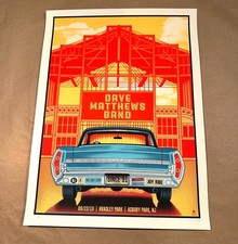 🏖️ Dave Matthews Band Asbury Park 2019 Methane Signed AP 9/22 Bradley Park