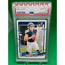 Will Levis 2023 Panini Donruss #397 Rated Rookie RC Tennessee Titans PSA 10