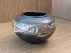 Roseville Pottery Rosecraft Grapevine Brown Vase-Bowl Vintage