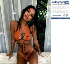 FOTO SEXY FIRMADA POR EMILY RATAJKOWSKI 8x10 "chica se fue" certificado de autenticidad