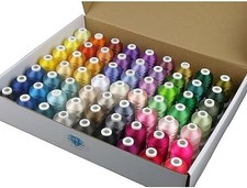 Embroidery machine thread assortment