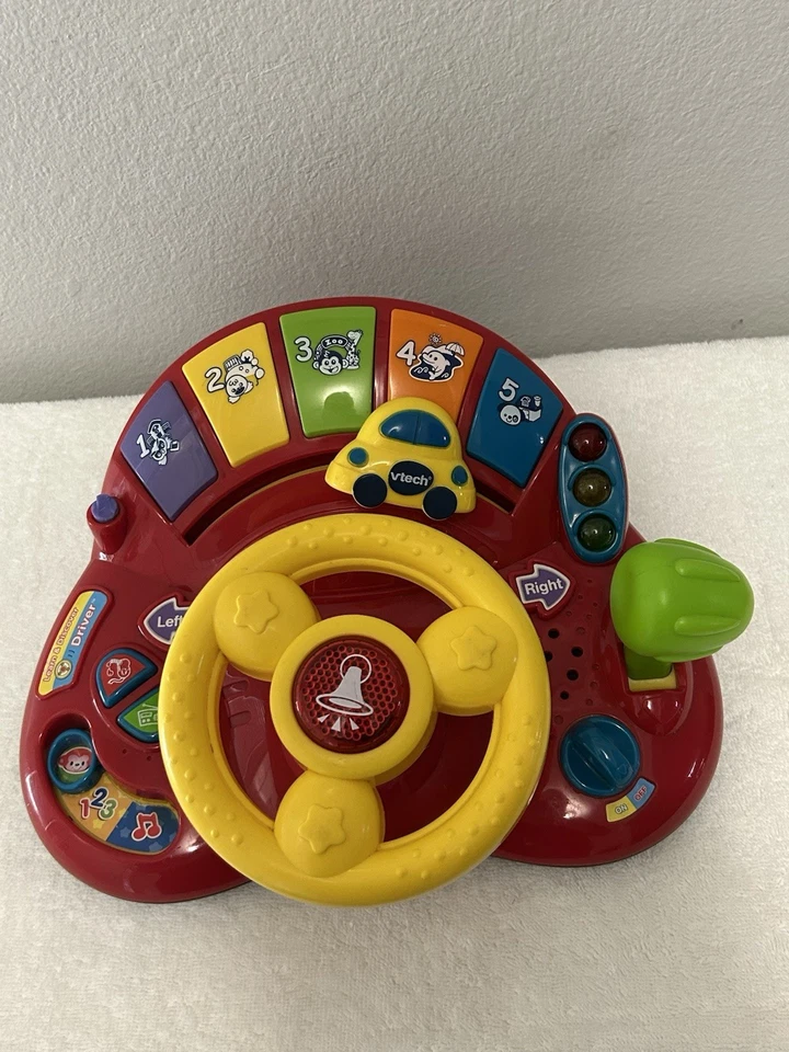 VTech Learn and Discover Fun Interactive Driving Toy for Ages 2 and Up (Tested) - Image 2 of 4