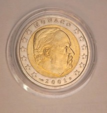 Pièce 2 Euro Rare -- MONACO 2001 -- 2 Euro