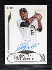 2015 Topps Five Star Auto Gold /50 Starling Marte #FSA-SM Auto i6k