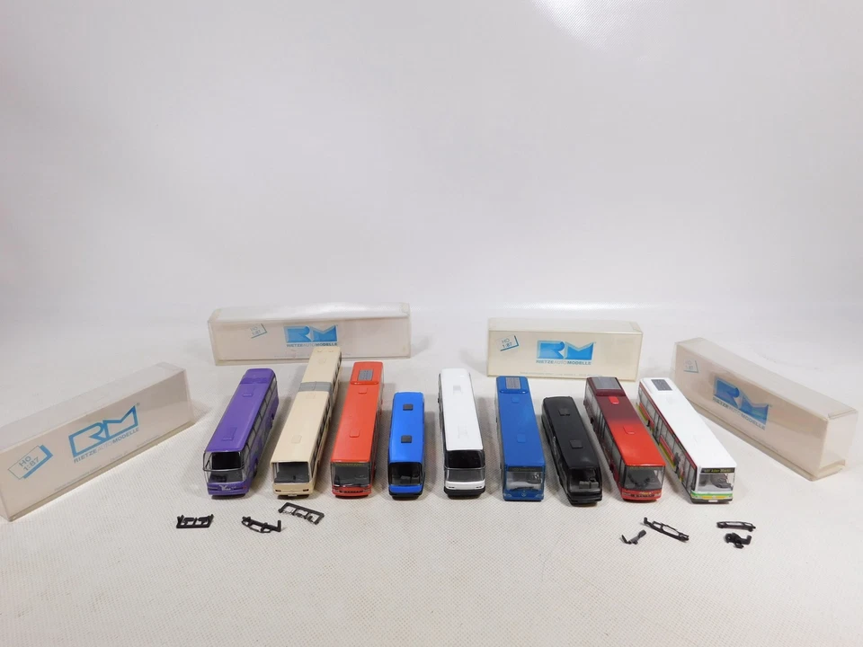 Rietze 1:87 H0 9x Bus Mercedes MB Neo Piano Setra S 315 Nf 319 4xOVP#EI135-1 - Immagine 4 di 4