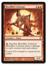 Bloodfire Colossus #62 (LP) Duel Decks: Venser vs. Koth DDI Magic MTG