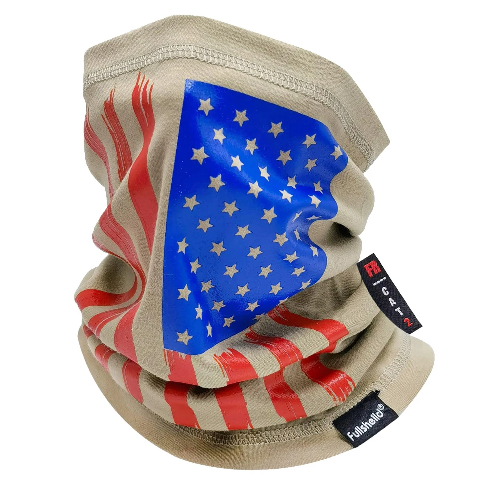 American Flag FR Neck Gaiter Face Mask for Summer 6oz Ex Lightweight Welding ...