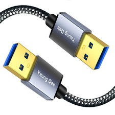 USB to Cable 3 ft,USB 3.0 A A Male 3ft/1M