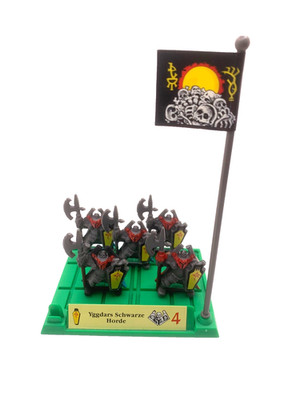 Claymore Saga - Yggdars Schwarze Horde 5 Chaos-Ritter 28mm Figuren teilbemalt