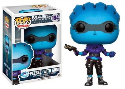 Funko POP Mass Effect Andromeda Peebee w/ Gun #194 Figure