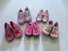 Girls Shoes Size 5/6 Bundle of 5 Pairs Various Brand Name Brands Pre Owned