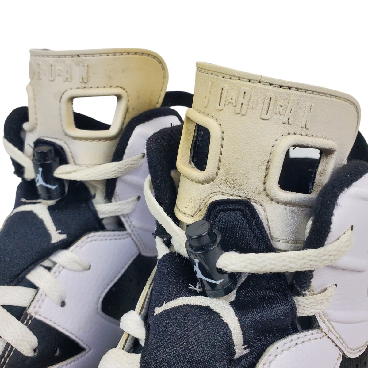 AIR JORDAN 6 VI Retro TD Mens Size 12 OREO Black White Football Cleat 645419-110 AIR JORDAN 6 VI TD Mens 11 OREO Black White Football Cleats  main image 2