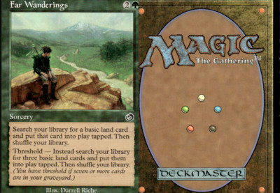 Magic the Gathering -MTG- Far Wanderings LP