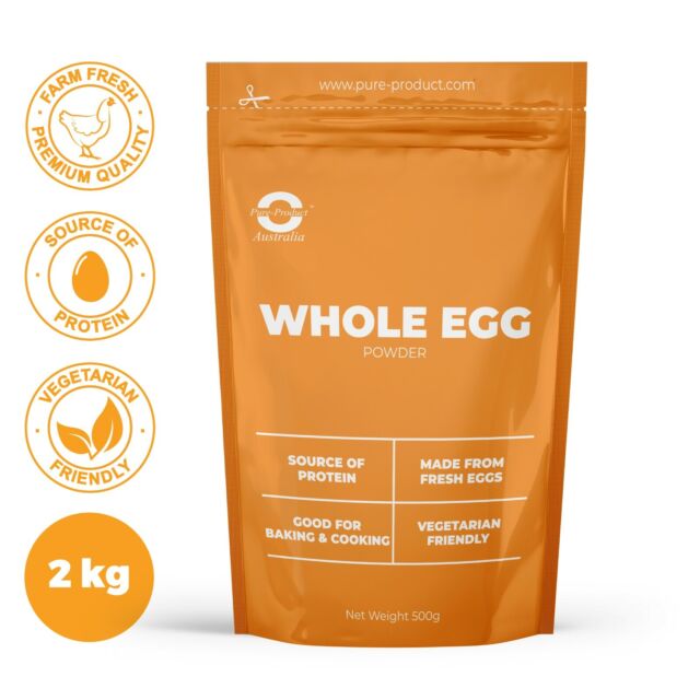 Whole Egg Powder 2KG Australian EGGS and Australian owned and operated