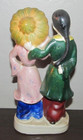 Vintage MADE IN OCCUPIED JAPAN Figurine Asian Man/Woman 7.25” Geisha People #2 — photo 3