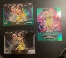 Sue Bird 20-21 WNBA Prizm Lot Green Prizm Fireworks Seattle Storm  Basketball
