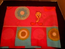 Tweety Bird Twin Flat Sheet Looney Tunes Excellent Condition  I.D. 24
