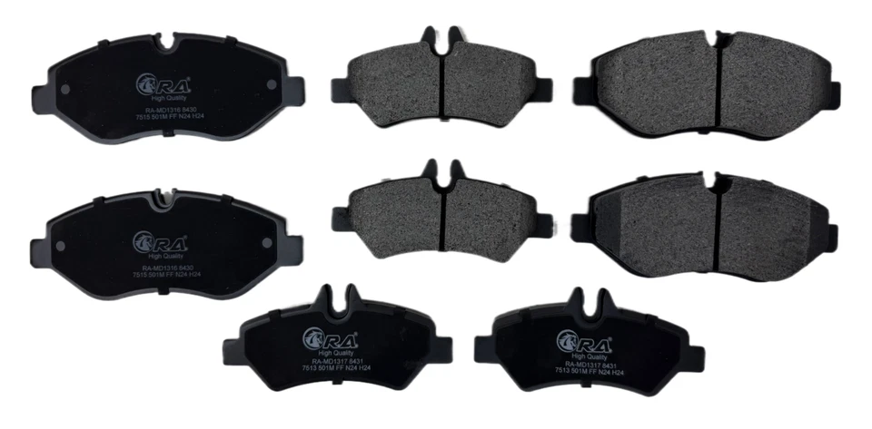 Передние задние дисковые тормозные колодки для грузового фургона Mercedes-Benz SPRINTER 2500 2010–2018 годов выпуска - Изображение 2 из 4