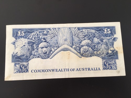 5 pounds 1961 Coombs/Wilson VF - Picture 2 of 2