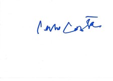 Pedro Costa Autogramm signed 10x15 cm Karteikarte 