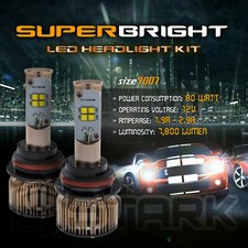 Stark Led 80w 7800lm Led Kit Cree Xt-e 6000k Headlight Dual Hi Lo - 9007 Hb5