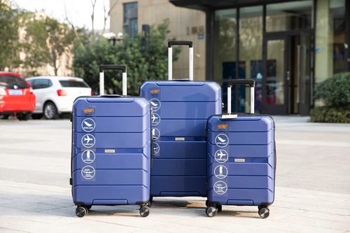 Hardside 3 Pcs Light PP Spinner Suitcase Luggage Set With TSA Lock Silent Wheels - Picture 6 of 72