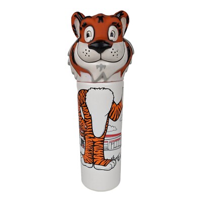Vtg 90s 1993 Esso Exxon Hungry Tiger Head Plastic Tumbler Sports