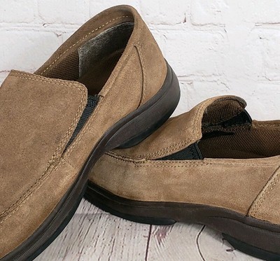 Earth Shoe tan leather Clayton casual loafers Sz 12 EUC worn once Earth Shoe Mens 8 Leather Slip-on Loafers Brown Clayton  main image 3