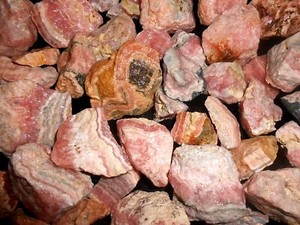 Rock Tumbler Gem Refill Kit Genuine Argentina Banded Pink GEMMY Rhodochrosite
