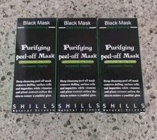 3 Boxes Shills Peel off Deep Acne Cleansing face Black MASK 50ML - Free Shipping
