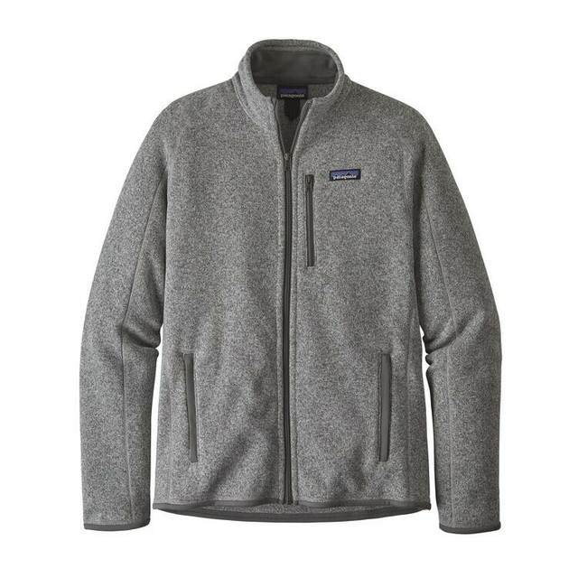 Patagonia Men's Better Sweater Fleece Jacket XS NWT Stonewash Grey Gray
