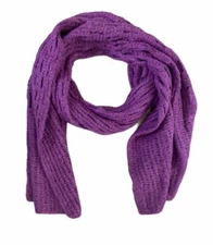 Collection 18 Knit Rectangle Scarf, Kazoo Purple, One Size