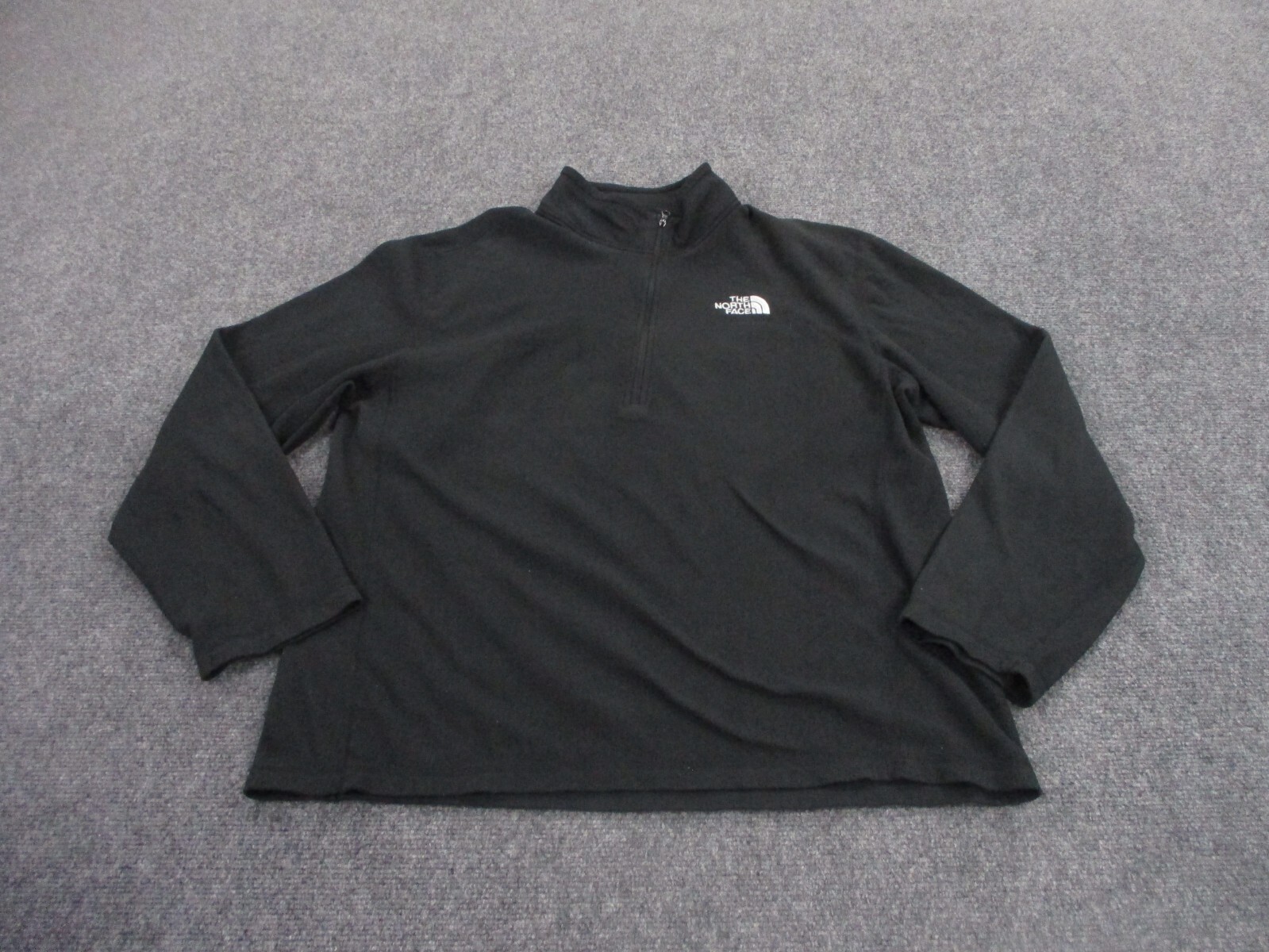 North Face Jacket Adult L Black Fleece Lined Outdoor Hiking Lightweight Mens