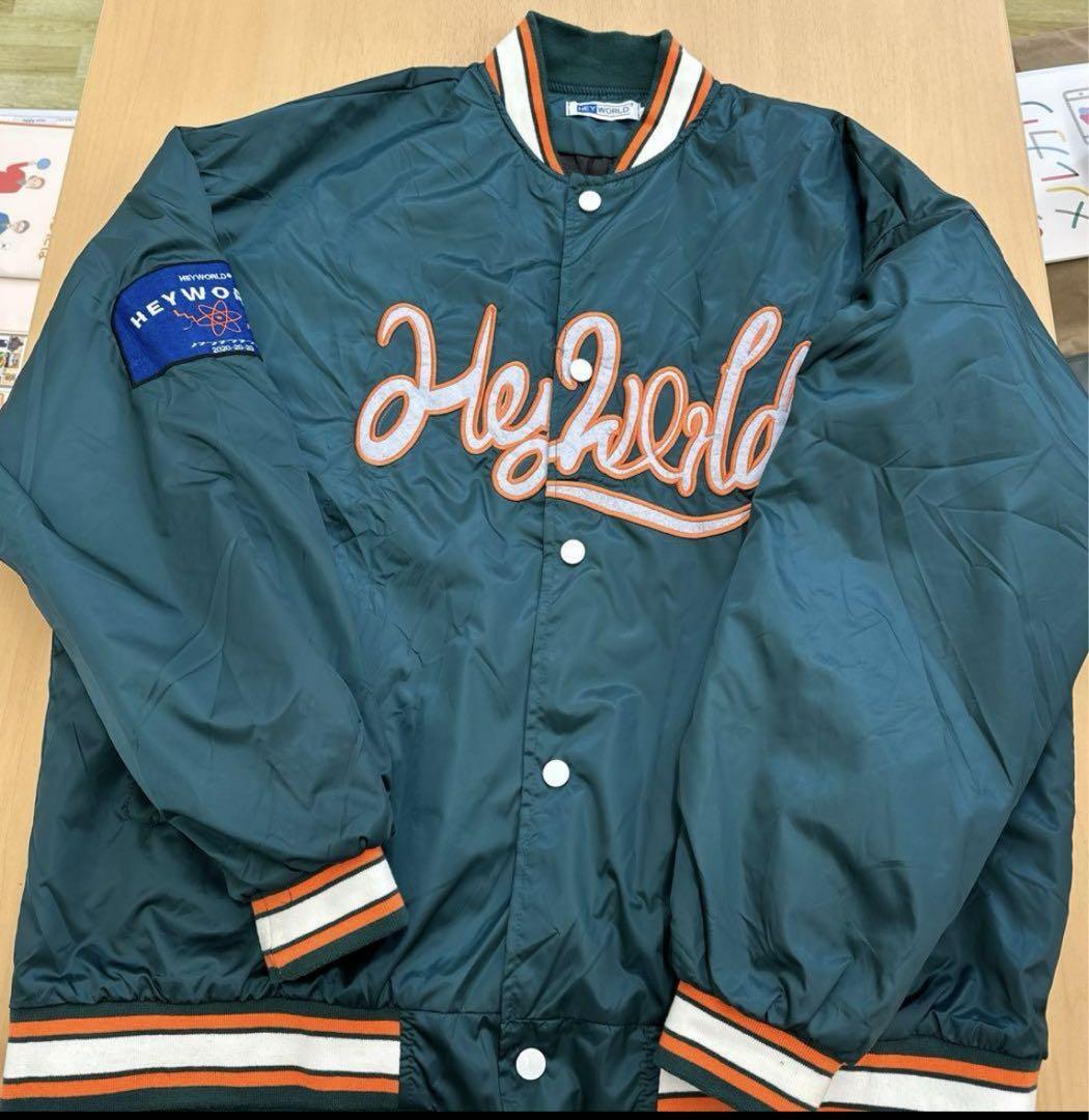 Wego Reversible Green Stadium Jacket XL Unisex Polyester for Men & Women