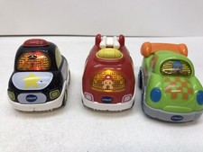 Vtech Go Go Smart Wheel Race Car Police Fire Truck Light Sound Interactive-Video