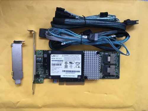 LSI 9261-8i PCI-E 6Gb/s SATA/SAS RAID Controller Card + 8087 SATA Cable battery